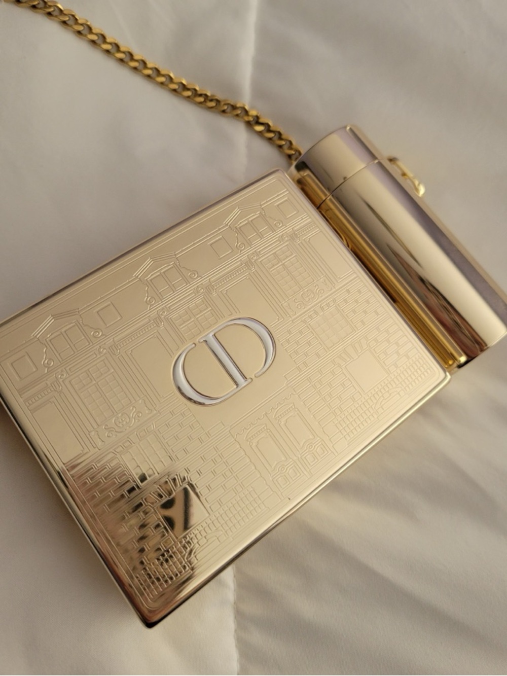 Dior Beauty Rouge Minaudiere Lipstick Case Holiday Collection GOLD. No Lipstick